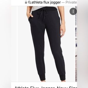 Athleta flux jogger xxs black   Brand new
